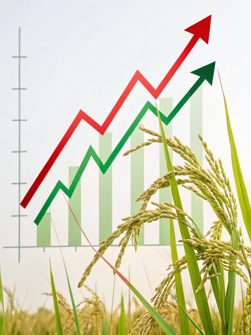 A graph showing steady financial growth, with upward trending lines and positive indicators, symbolizing financial risk management for a UK SME.